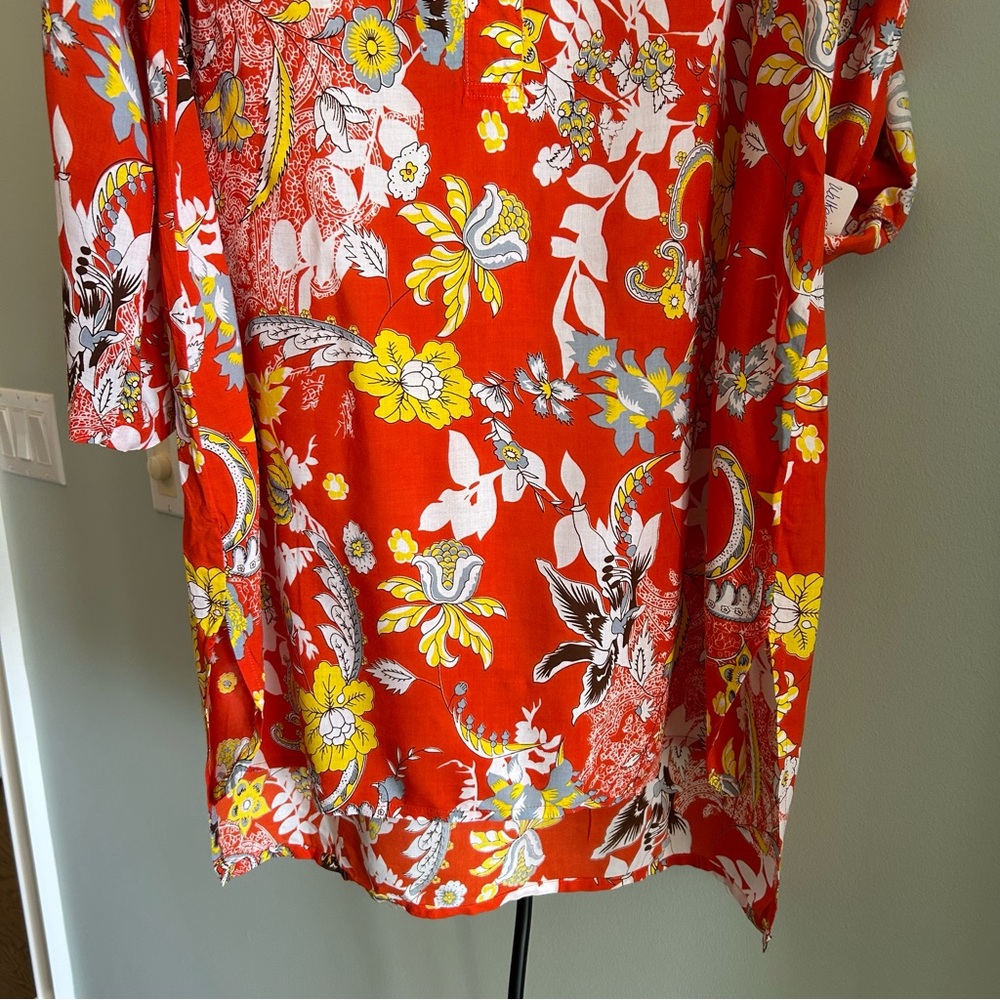WALKER & WADE
ORANGE MULTI PRINT DRESS - Picture 5 of 9